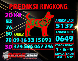 Bocoran Prediksi Togel Kingkong 4D Terpercaya